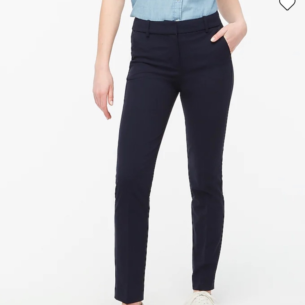 J Crew Factory Ruby Full Length Pant Size 00 Navy